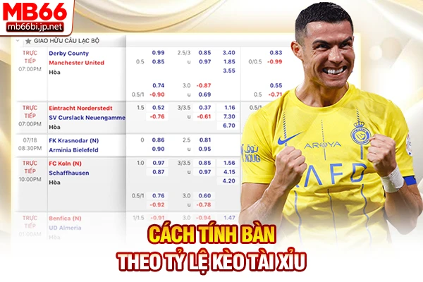 Tỷ Lệ Kèo Tài Xỉu - Cách Đọc Kèo Trên Dưới Chuẩn Xác 3 Cách tính bàn theo tỷ lệ kèo Tài Xỉu