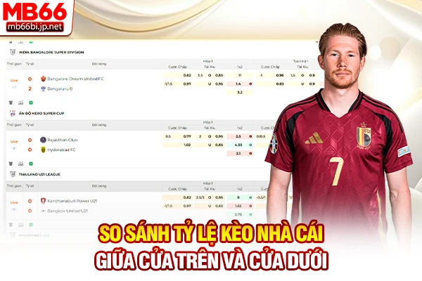 Tỷ Lệ Kèo Nhà Cái: Cách Đọc Bảng Cược Chuẩn Xác 5s 5 So sánh tỷ lệ kèo nhà cái giữa cửa trên và cửa dưới